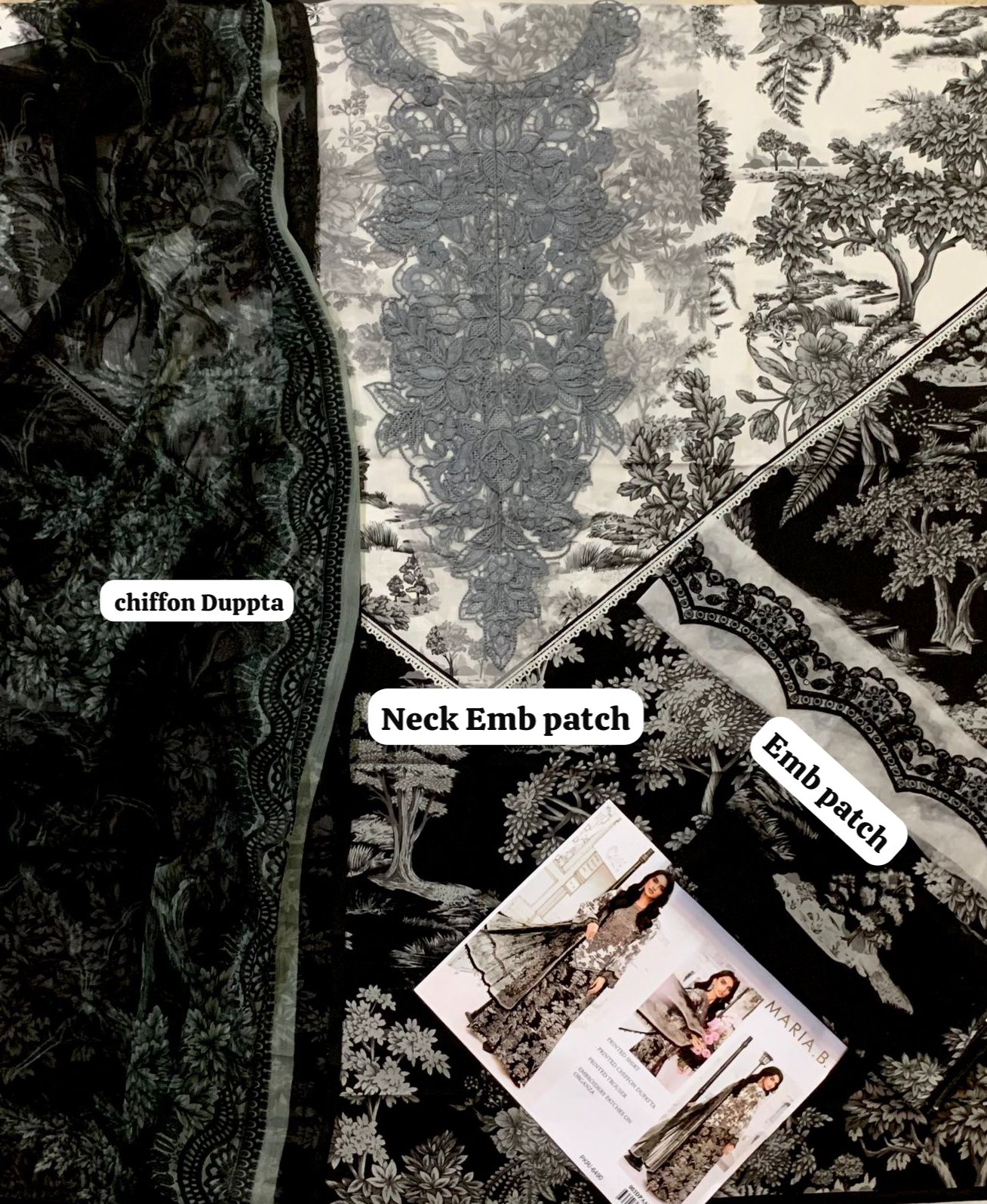 Maria B Lawn 3pc 90/76---------29\K