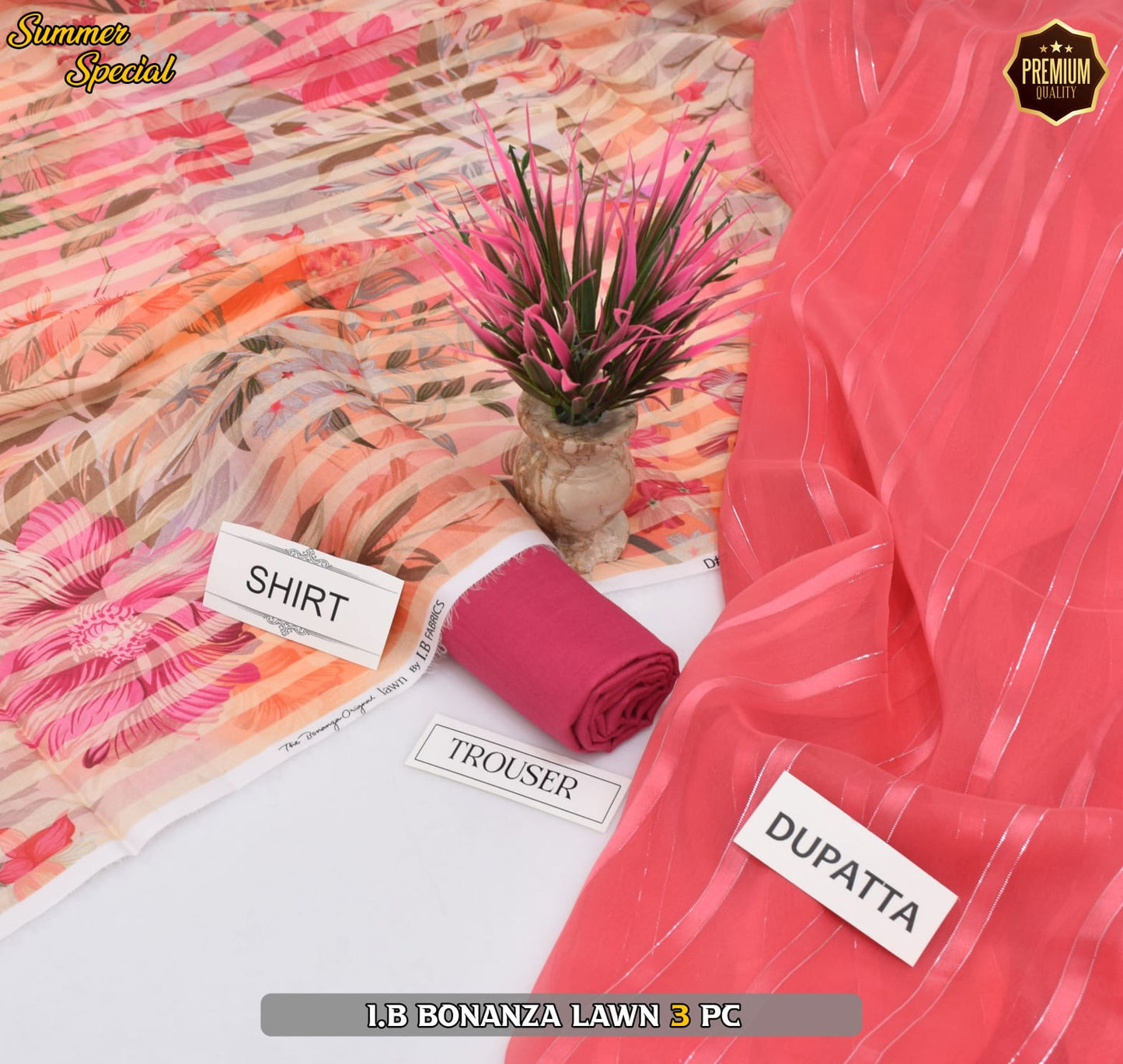 (IB BONANZA ORGINAL LAWN 2025 OPENING) DIGITAL Printed 3pc----------29\Q