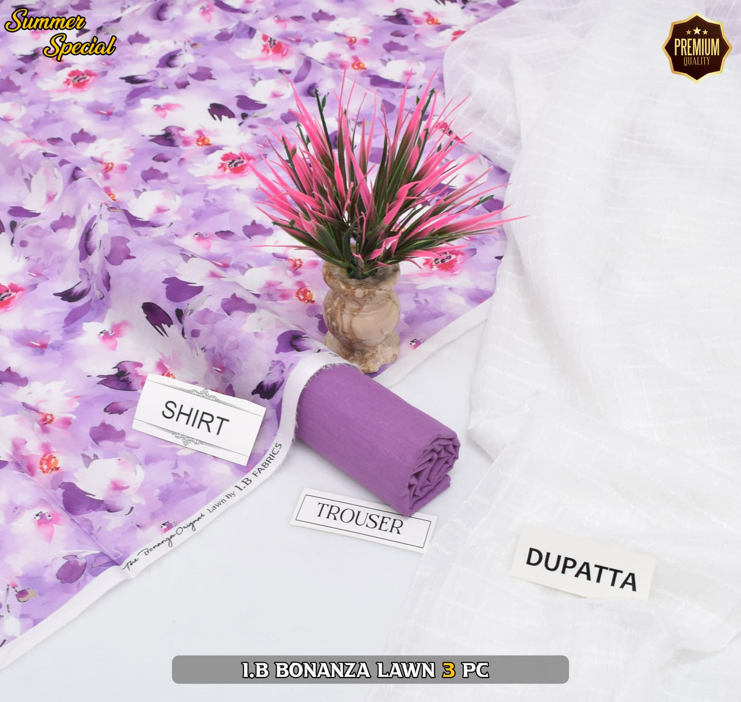 (IB BONANZA ORGINAL LAWN 2025 OPENING) DIGITAL Printed 3pc----------29\Q
