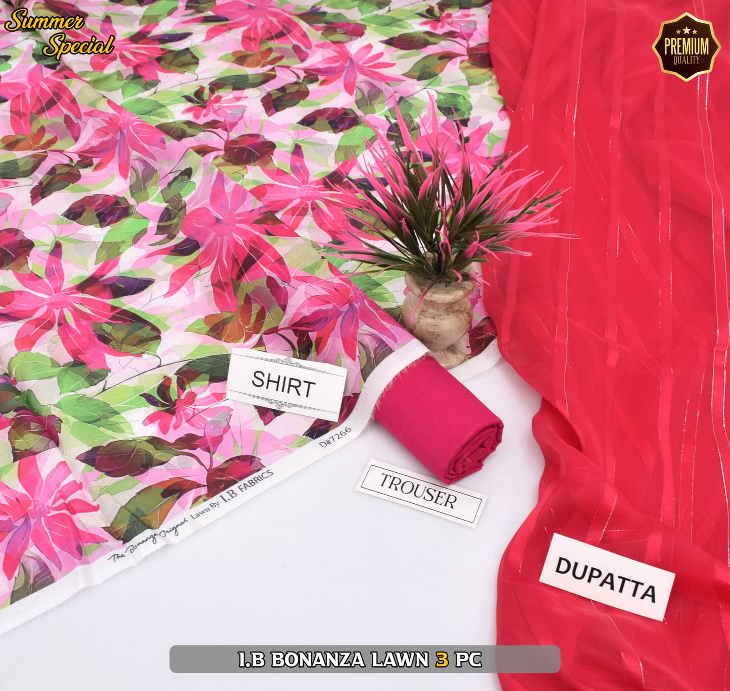 (IB BONANZA ORGINAL LAWN 2025 OPENING) DIGITAL Printed 3pc----------29\Q