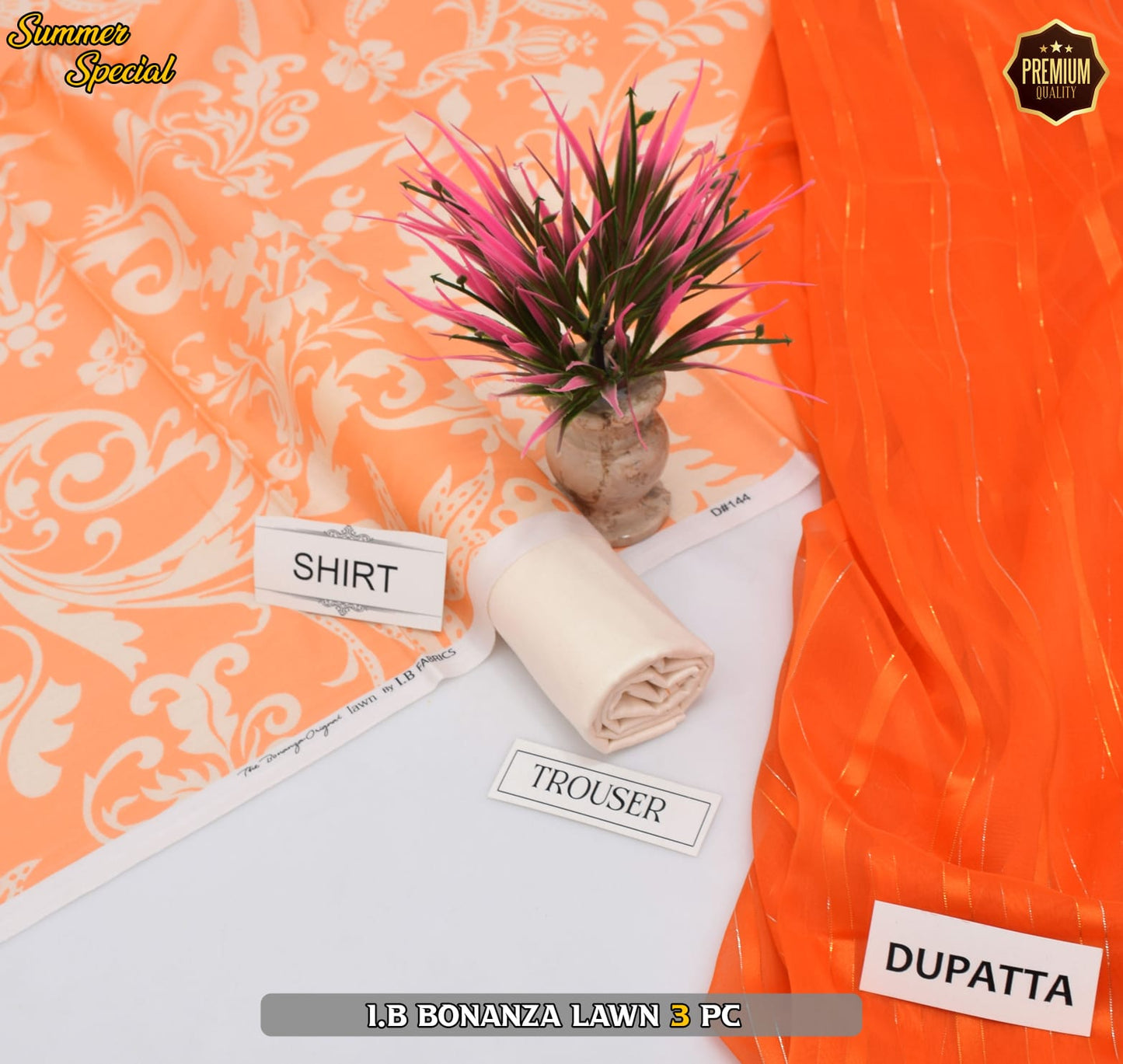 (IB BONANZA ORGINAL LAWN 2025 OPENING) DIGITAL Printed 3pc----------29\Q