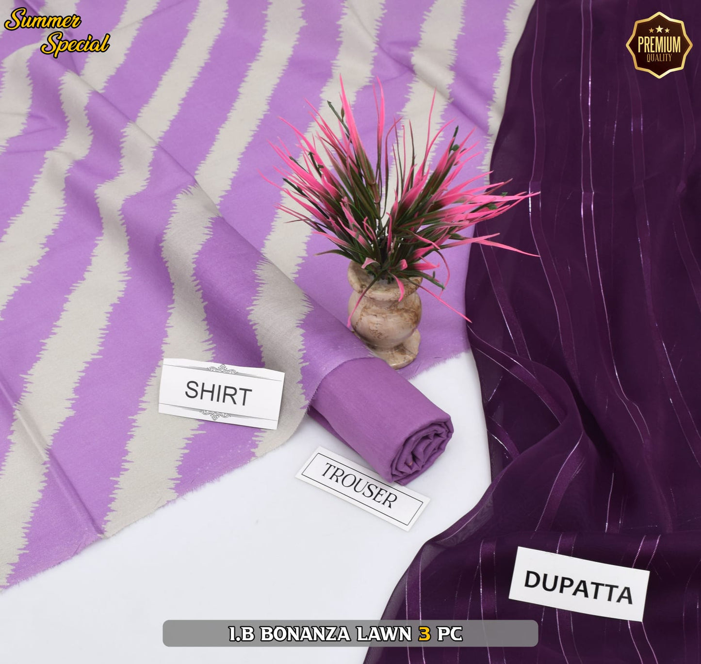 (IB BONANZA ORGINAL LAWN 2025 OPENING) DIGITAL Printed 3pc----------29\Q