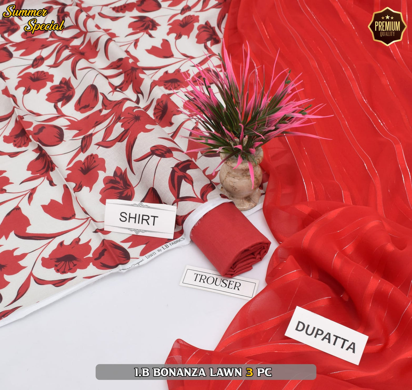 (IB BONANZA ORGINAL LAWN 2025 OPENING) DIGITAL Printed 3pc----------29\Q