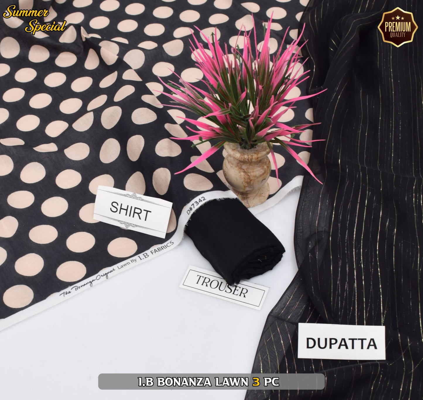 (IB BONANZA ORGINAL LAWN 2025 OPENING) DIGITAL Printed 3pc----------29\Q