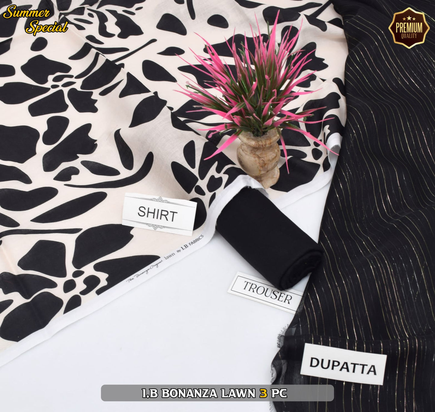 (IB BONANZA ORGINAL LAWN 2025 OPENING) DIGITAL Printed 3pc----------29\Q