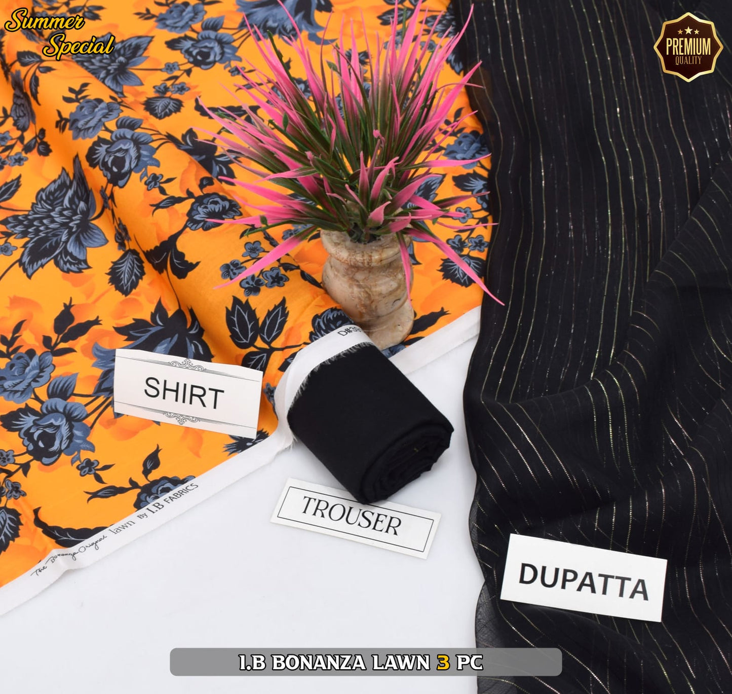 (IB BONANZA ORGINAL LAWN 2025 OPENING) DIGITAL Printed 3pc----------29\Q
