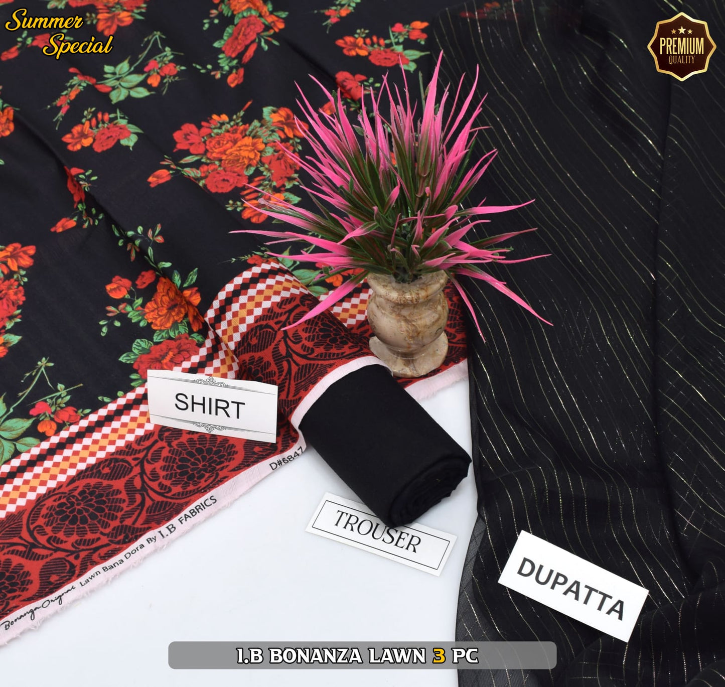 (IB BONANZA ORGINAL LAWN 2025 OPENING) DIGITAL Printed 3pc----------29\Q
