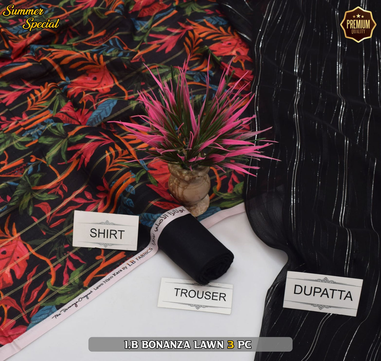 (IB BONANZA ORGINAL LAWN 2025 OPENING) DIGITAL Printed 3pc----------29\Q