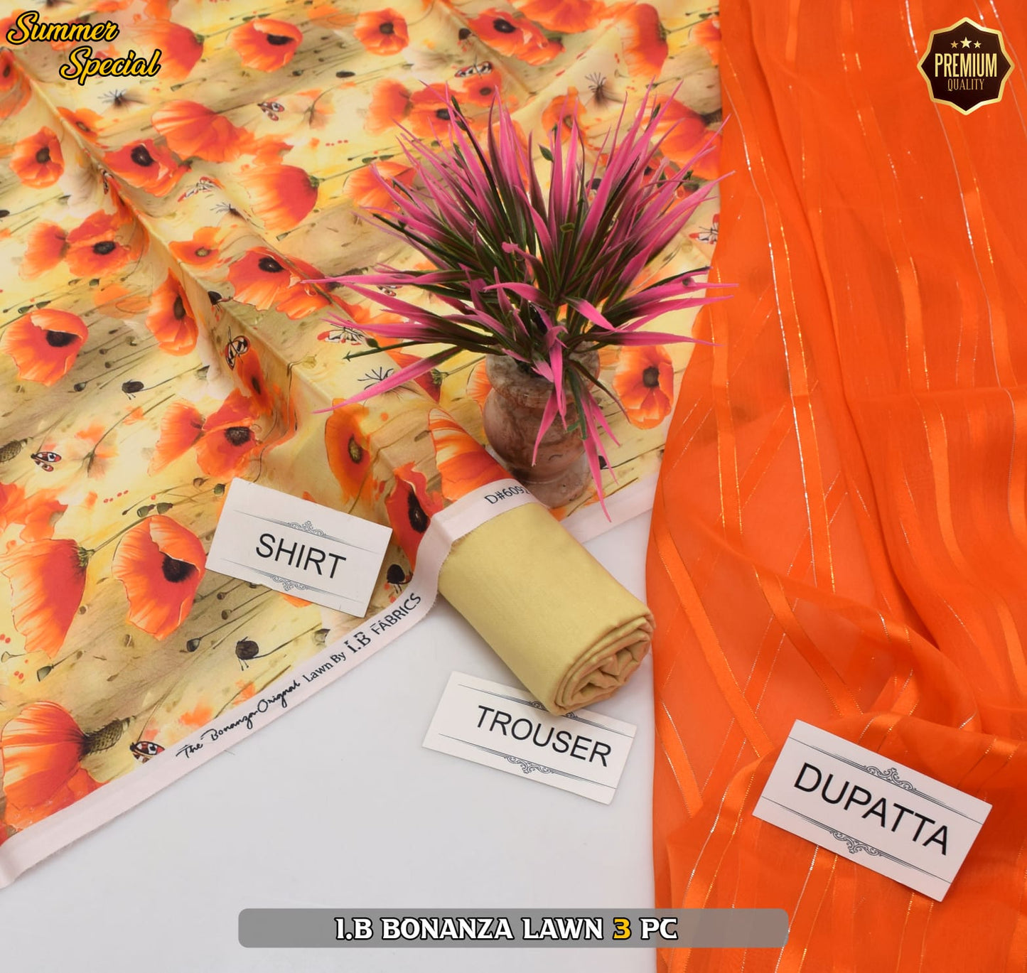 (IB BONANZA ORGINAL LAWN 2025 OPENING) DIGITAL Printed 3pc----------29\Q