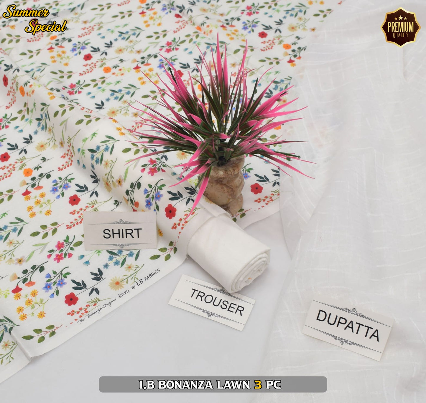 (IB BONANZA ORGINAL LAWN 2025 OPENING) DIGITAL Printed 3pc----------29\Q