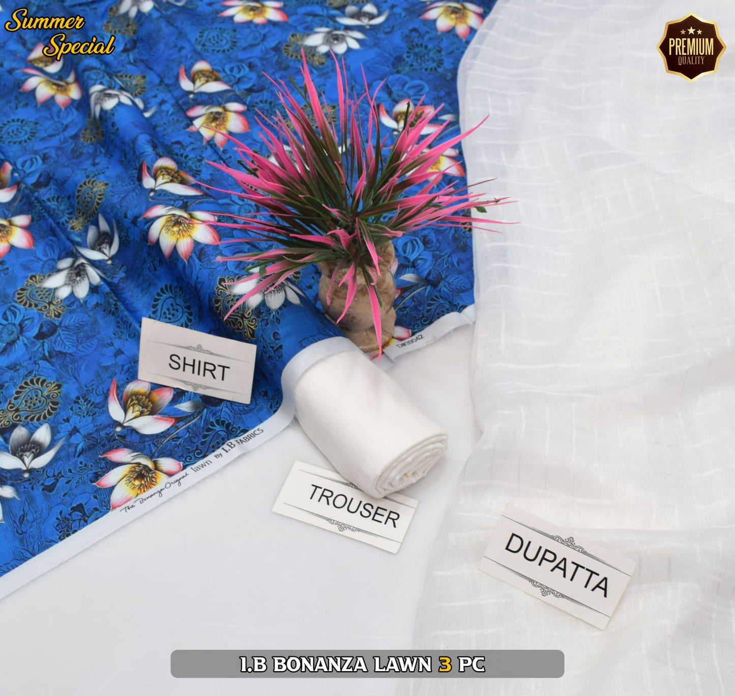 (IB BONANZA ORGINAL LAWN 2025 OPENING) DIGITAL Printed 3pc----------29\Q