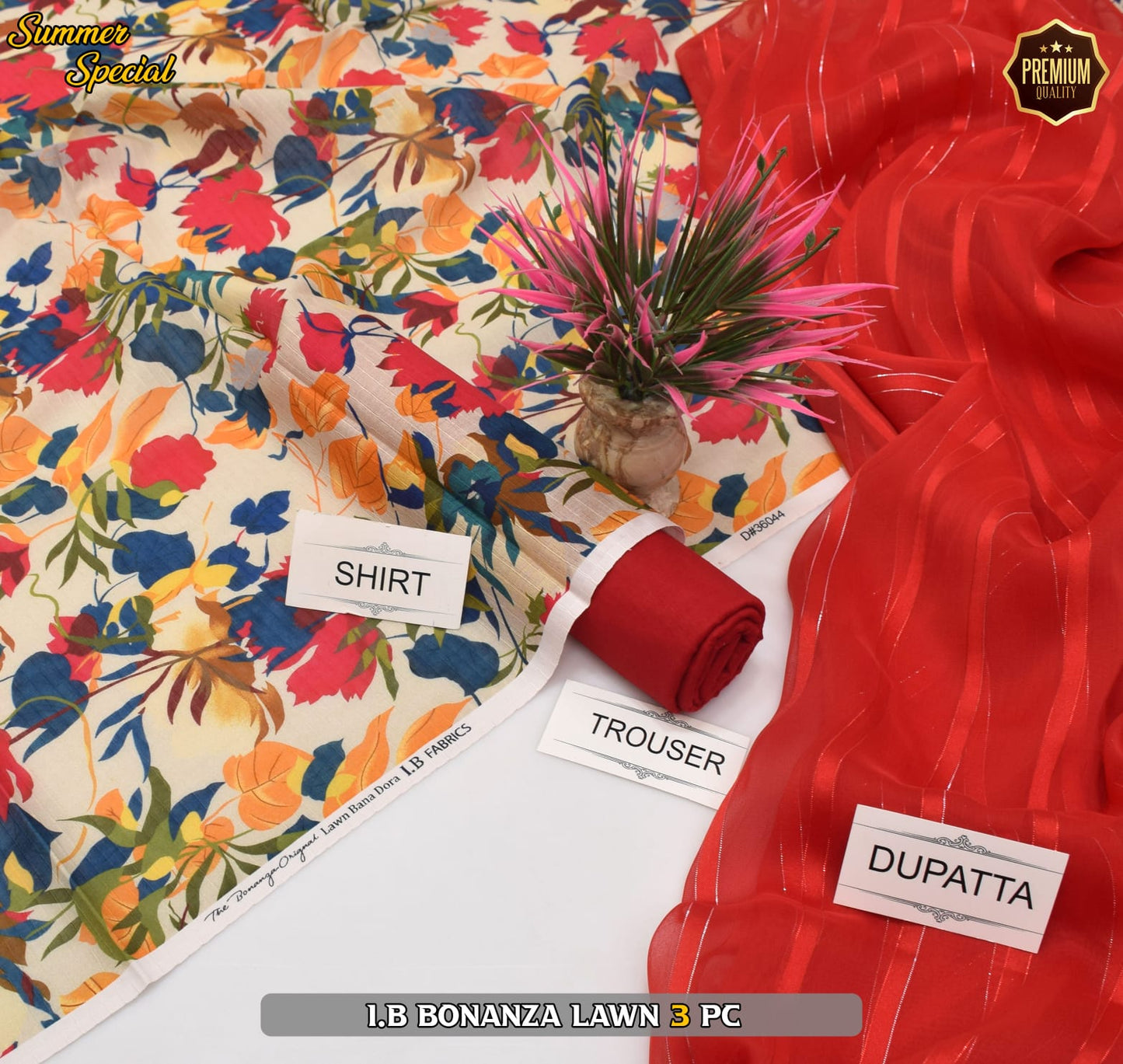 (IB BONANZA ORGINAL LAWN 2025 OPENING) DIGITAL Printed 3pc----------29\Q