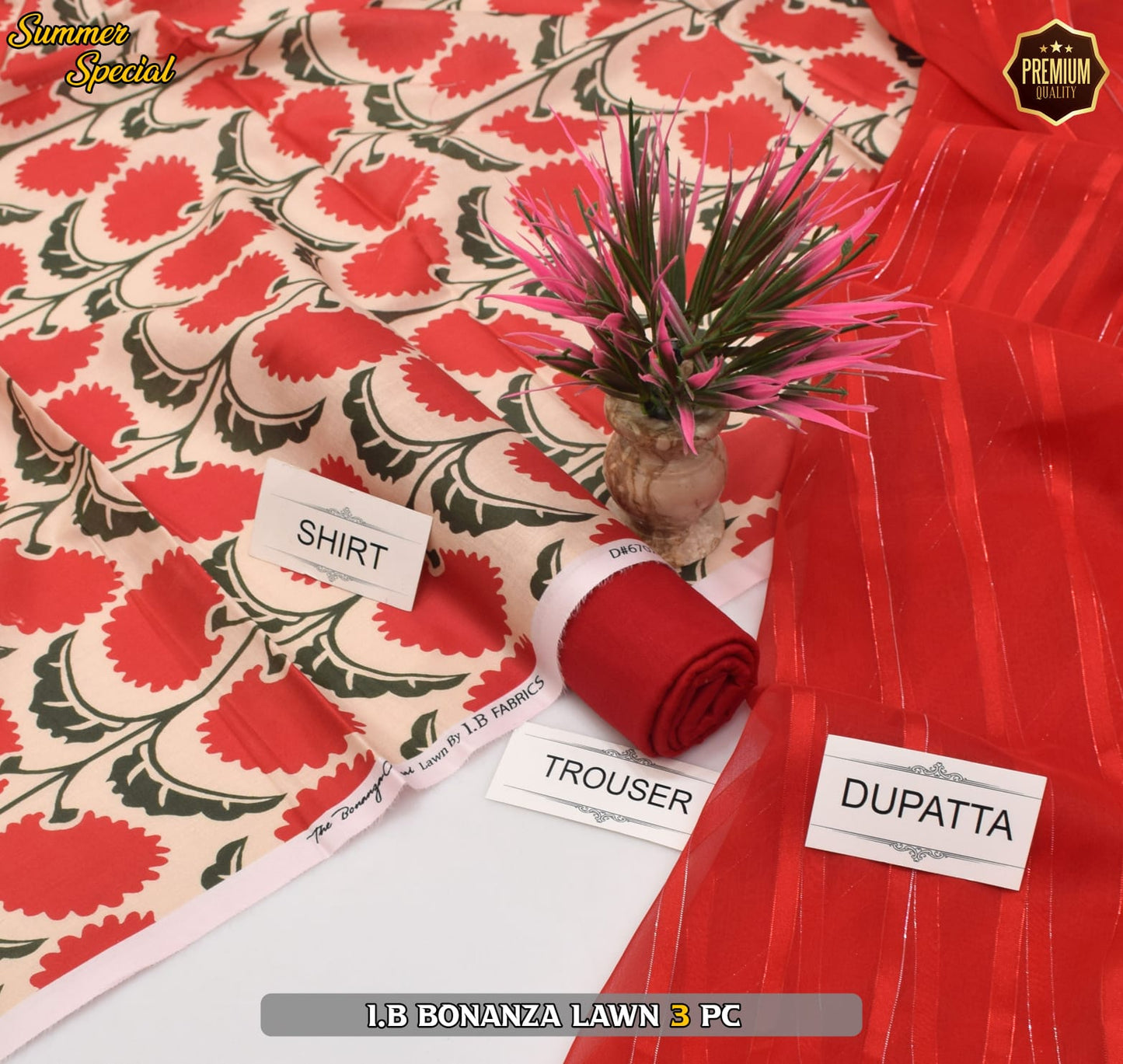 (IB BONANZA ORGINAL LAWN 2025 OPENING) DIGITAL Printed 3pc----------29\Q