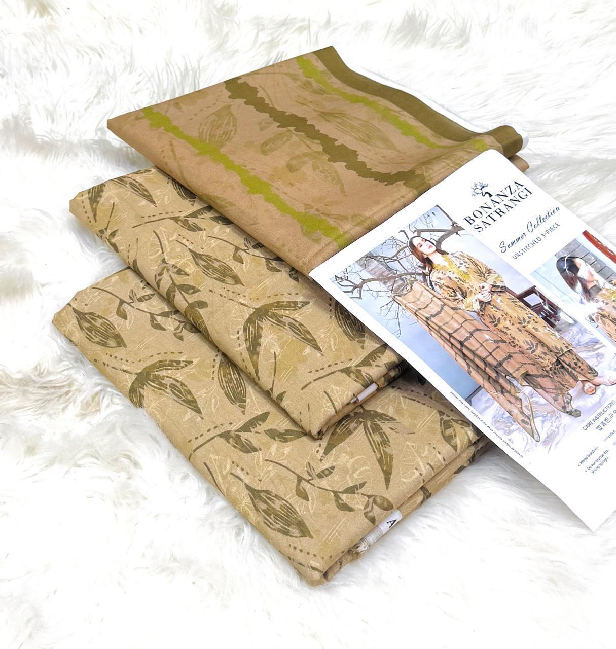 Bonanza 3pc Digital Printed Lawn----------29\R
