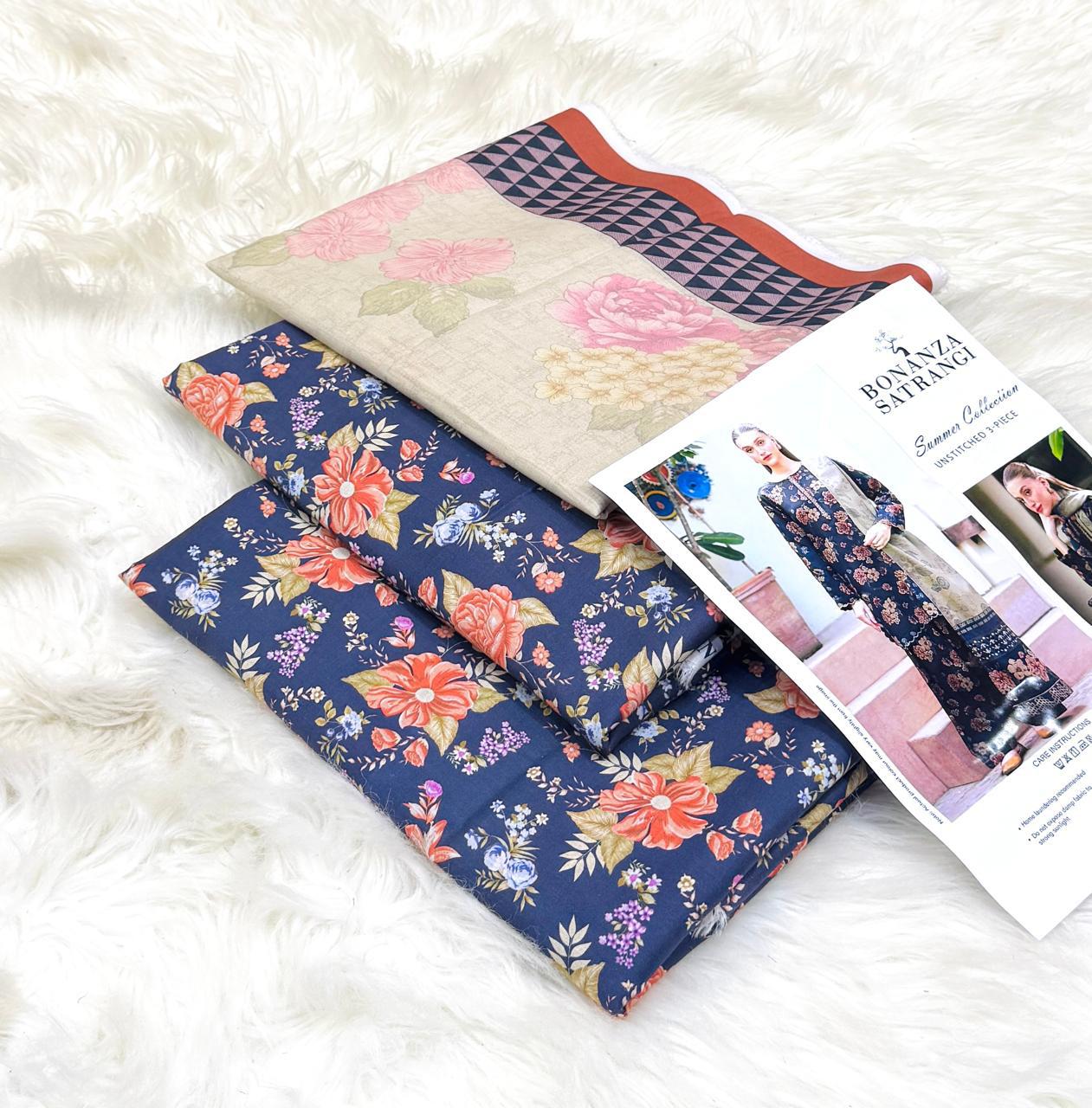 Bonanza 3pc Digital Printed Lawn----------29\R