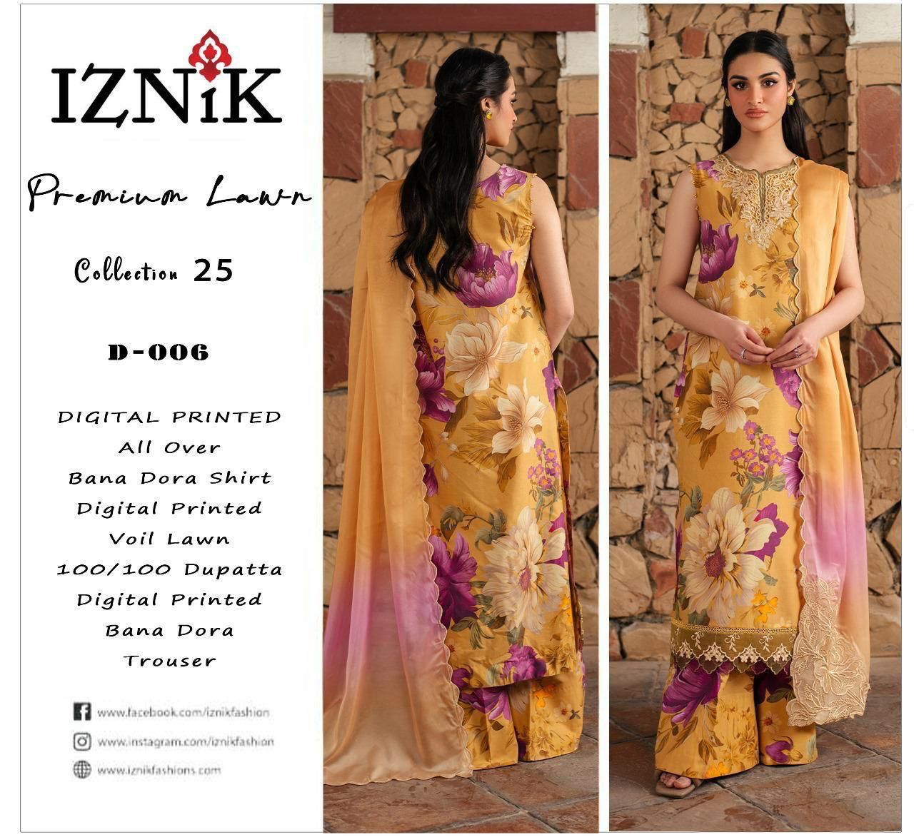IZNIK Bana Dora Lawn----------29\S