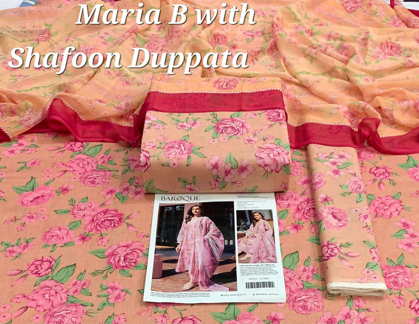 MARIA B Lawn 3pc 90/88----------29\H