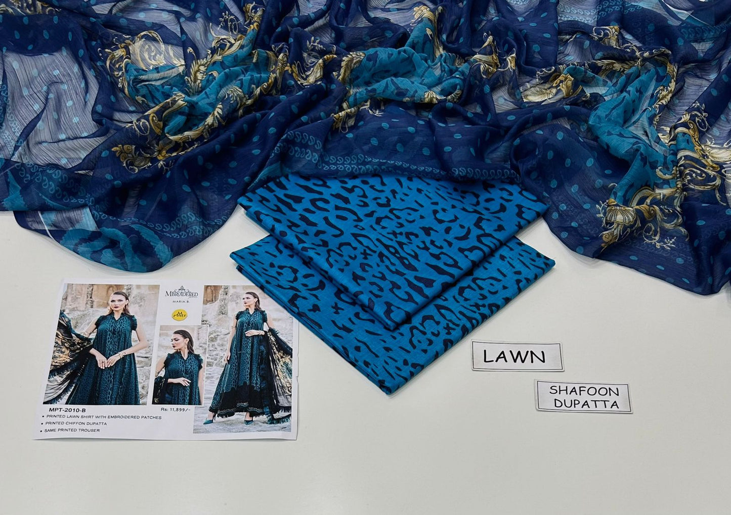 MARIA B Lawn 3pc 90/88----------29\H