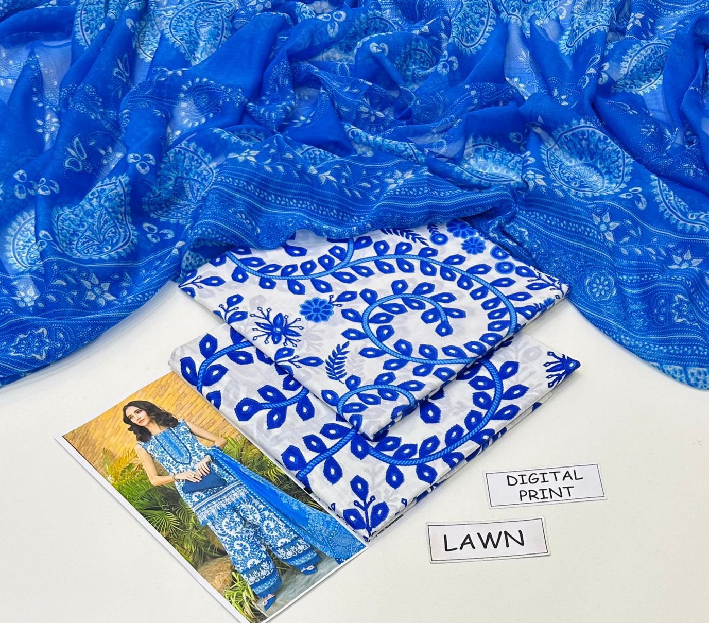 MARIA B Lawn 3pc 90/88----------29\H