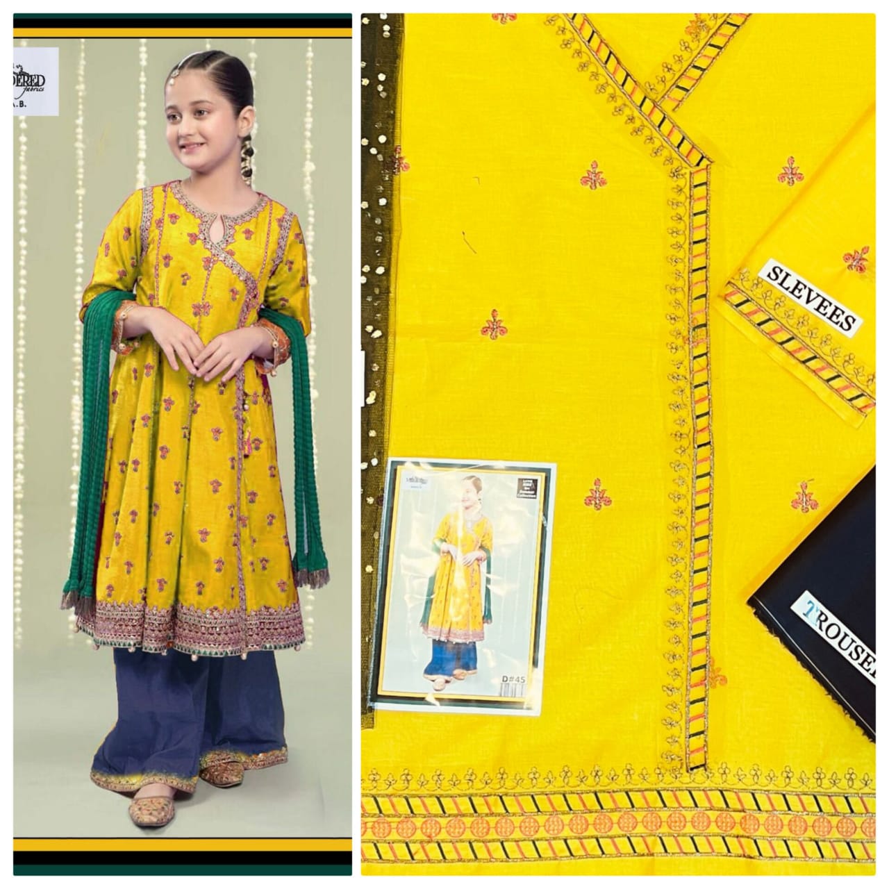 Kids 3 pieces lawn
