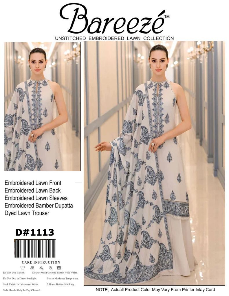 Ladies 3 pieces lawn----------29\T