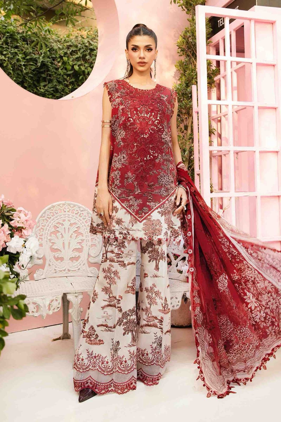 Maria B Lawn  3pc 90/76----------29\I