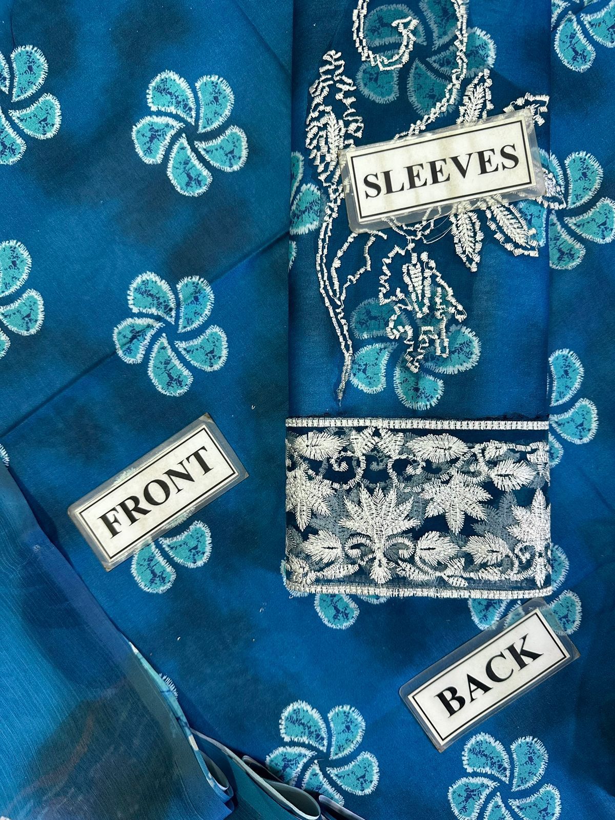 :NISHAT Unstitch Replica  FABRIC Pure LAWN Suit With CHIFFON Dupatta----------29\X