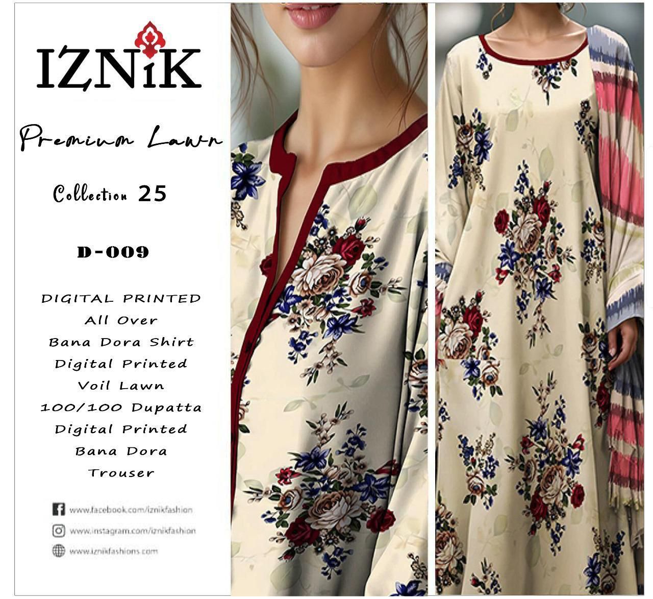 IZNIK  Bana Dora Lawn----------29\S