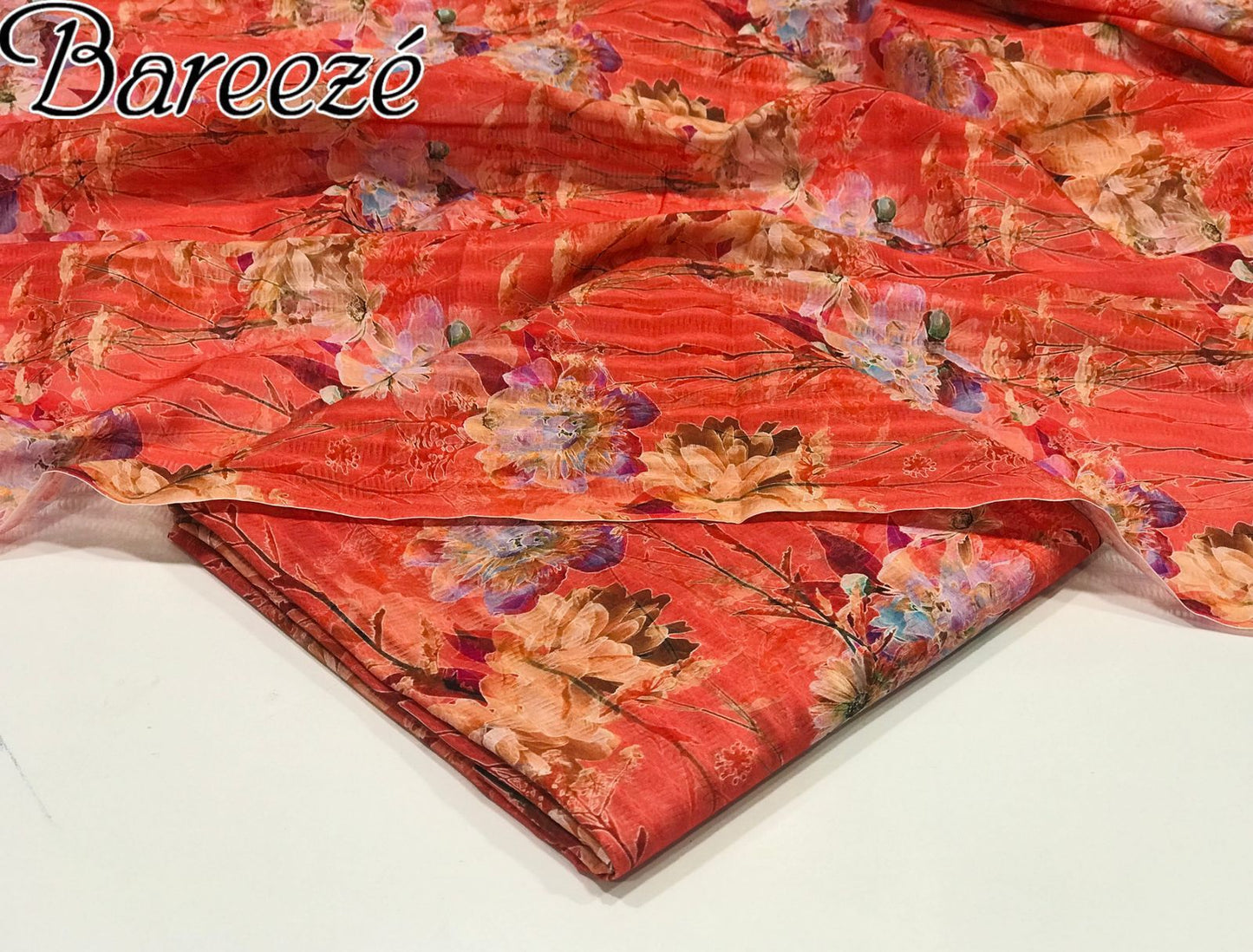 BAREEZE💕 LUXURY NENO KARA, BANA DORIYA LAWN ALLOVER 2PC💕----------29\V