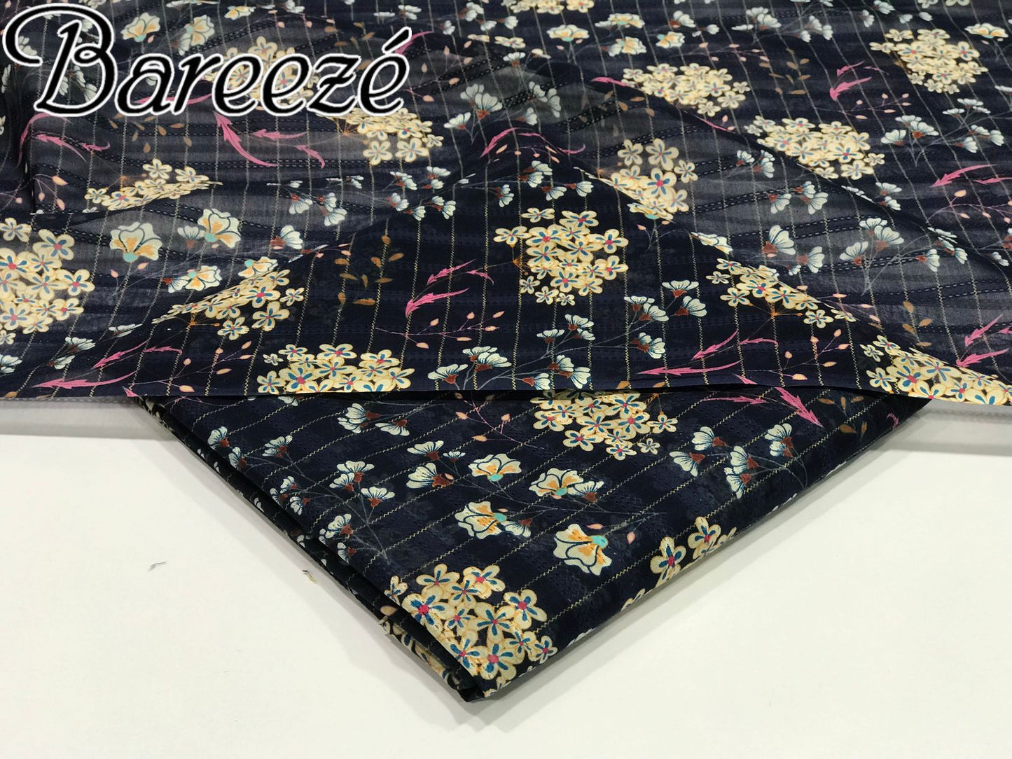 BAREEZE💕 LUXURY NENO KARA, BANA DORIYA LAWN ALLOVER 2PC💕----------29\V