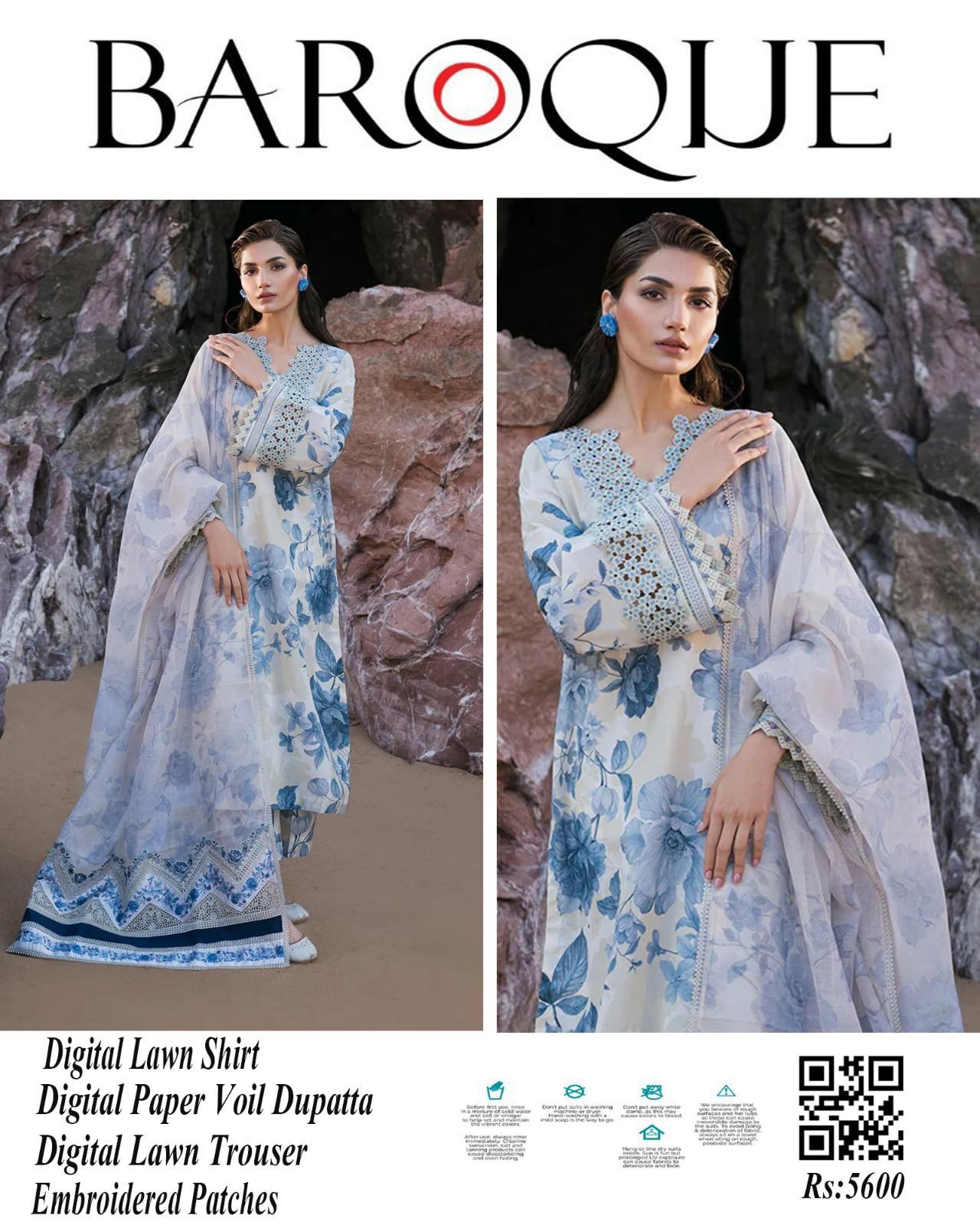 Sapphire Lawn 3 Pieces  - Lawn, 2025----------29\C