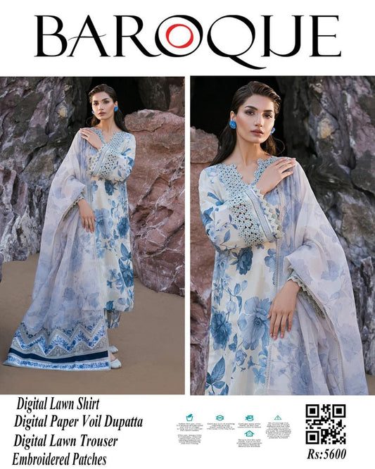 Sapphire Lawn 3 Pieces  - Lawn, 2025----------29\C