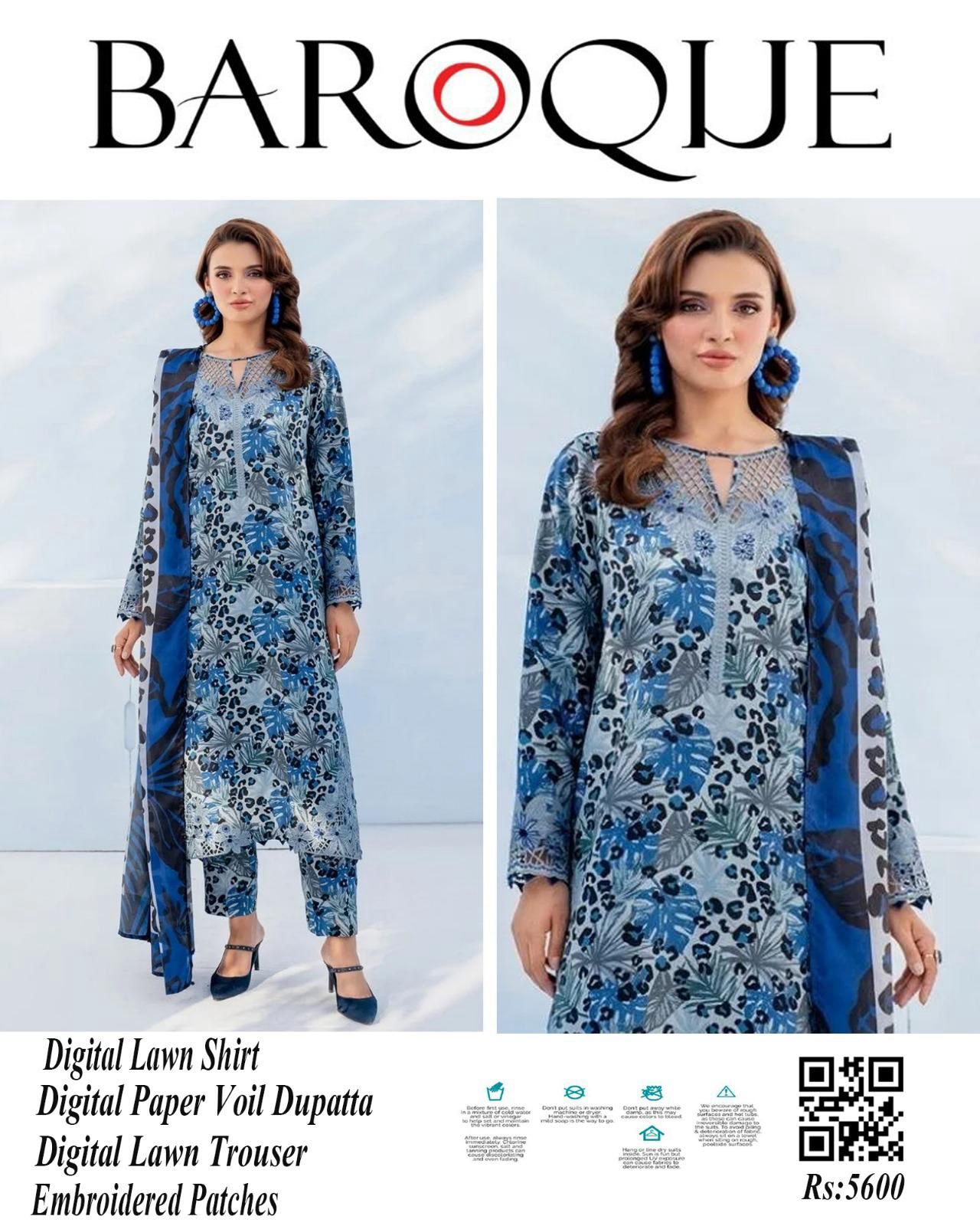 Sapphire Lawn 3 Pieces  - Lawn, 2025----------29\C