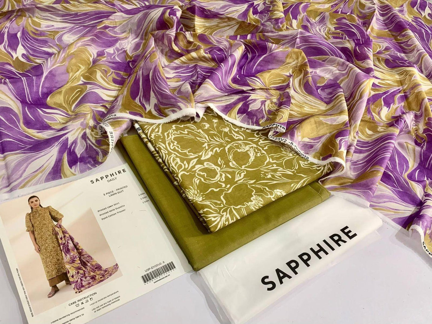 Baroque Premium Digital Printed LAWN  3pc  ----------29\D