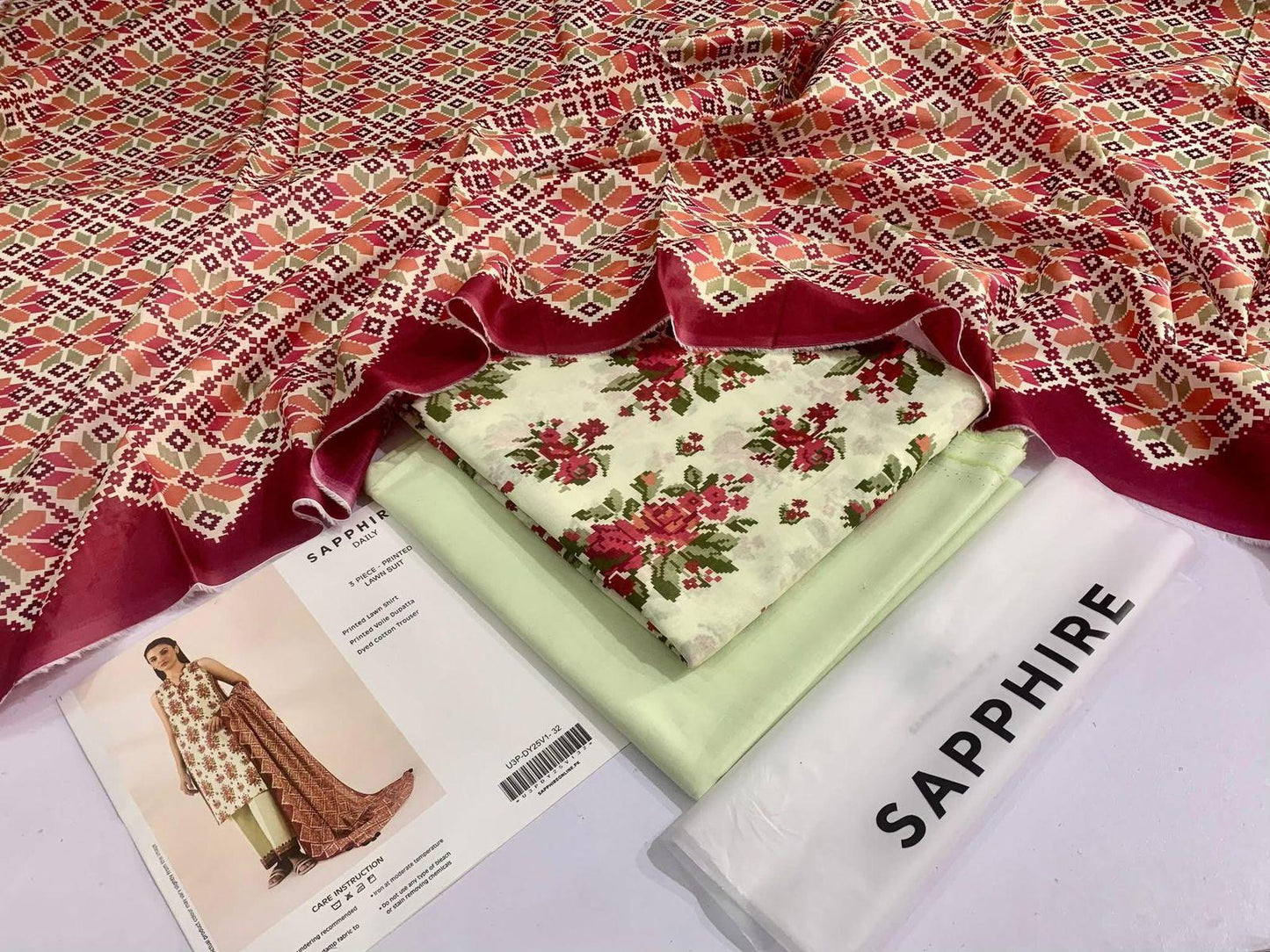 Baroque Premium Digital Printed LAWN  3pc  ----------29\D