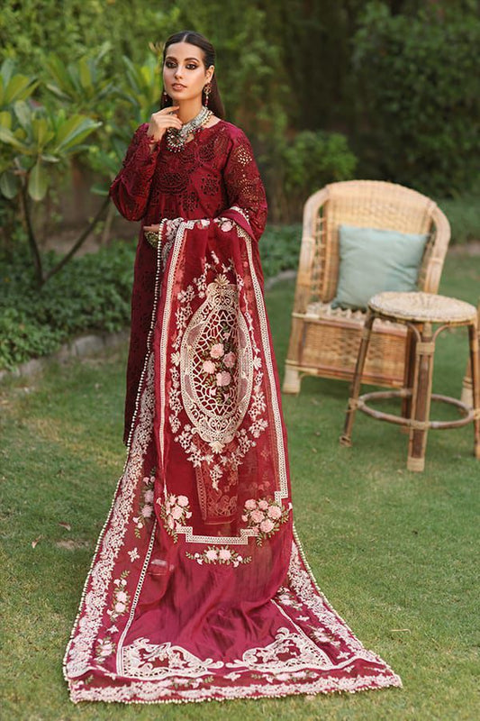 CRIMSON  A floral fantasy three-piece suit----------29\F