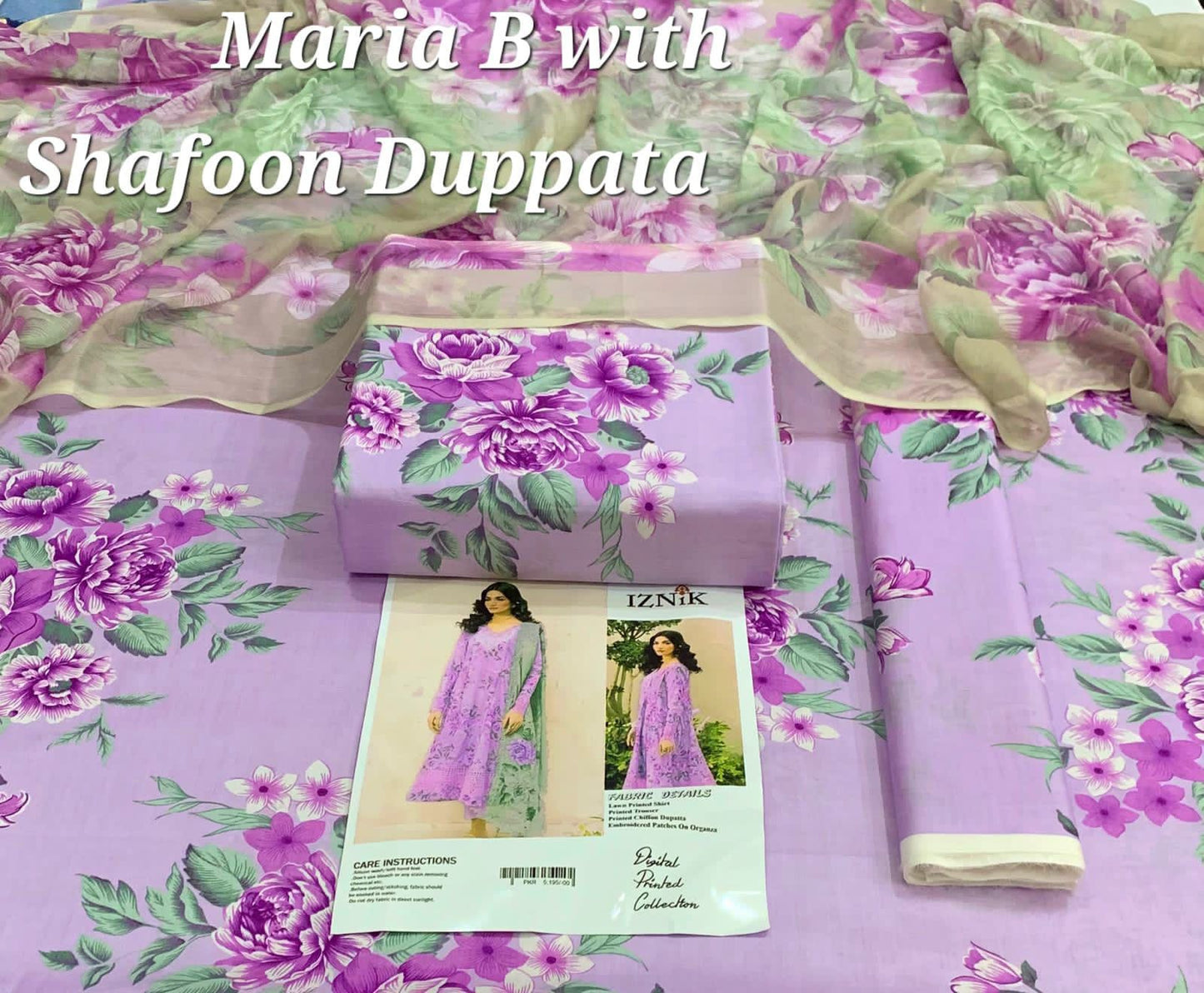 MARIA B Lawn  3pc 90/88----------29\H