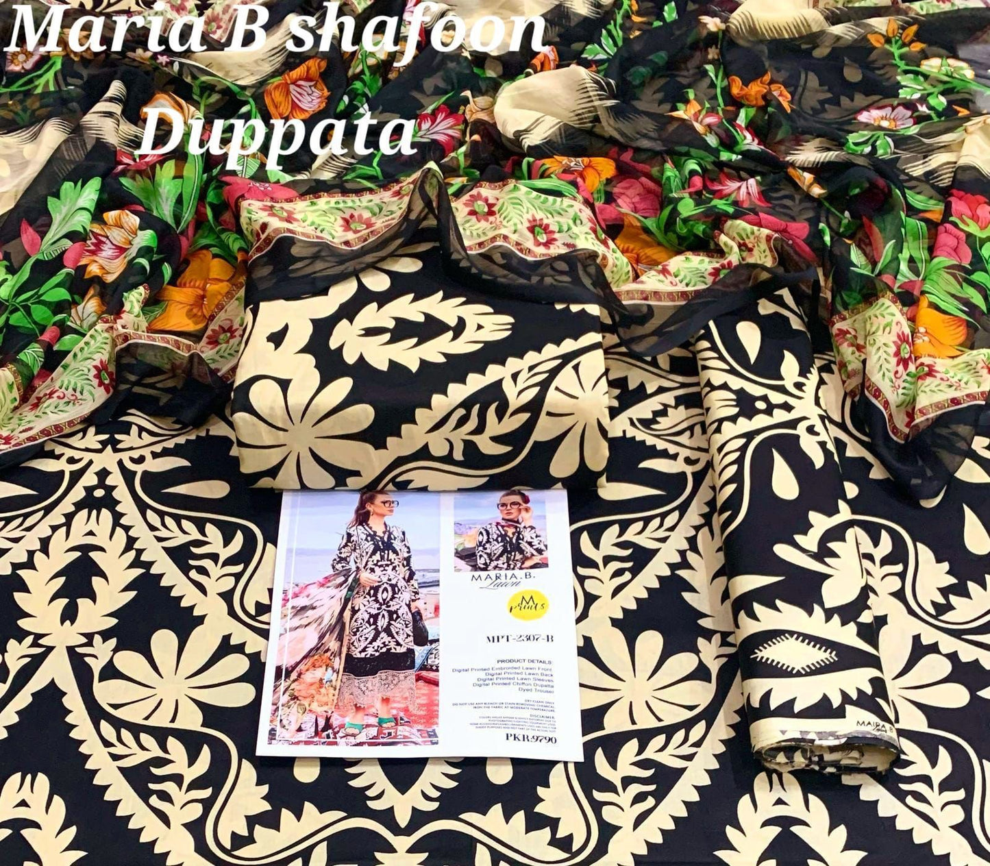 MARIA B Lawn  3pc 90/88----------29\H